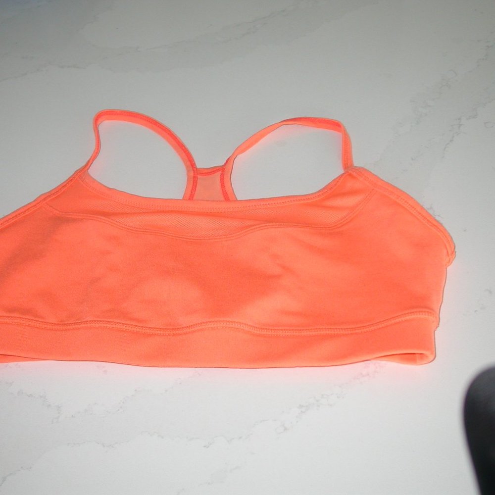 Orange Sports Bra